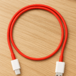 Fast Charging USB-A to USB-C Cable – 1 Meter, Durable (Red)