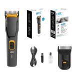 HTC AT-509 Professional Rechargeable Hair Trimmer for Men | Cordless Beard & Hair Clipper with Adjustable Comb and USB Charging