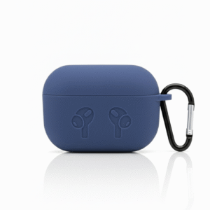 Navy Blue AirPods Pro / AirPods Pro 2 Silicone Case Cover with Carabiner Clip | Shockproof Protective Skin
